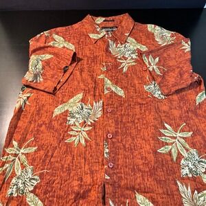 Casual Life Limited Edition XL Floral Button‎ Down Short Sleeve Shirt